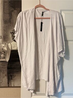 Four Free to Live Open Front Cardigans NWT Soft Draped Asymmetric Hem